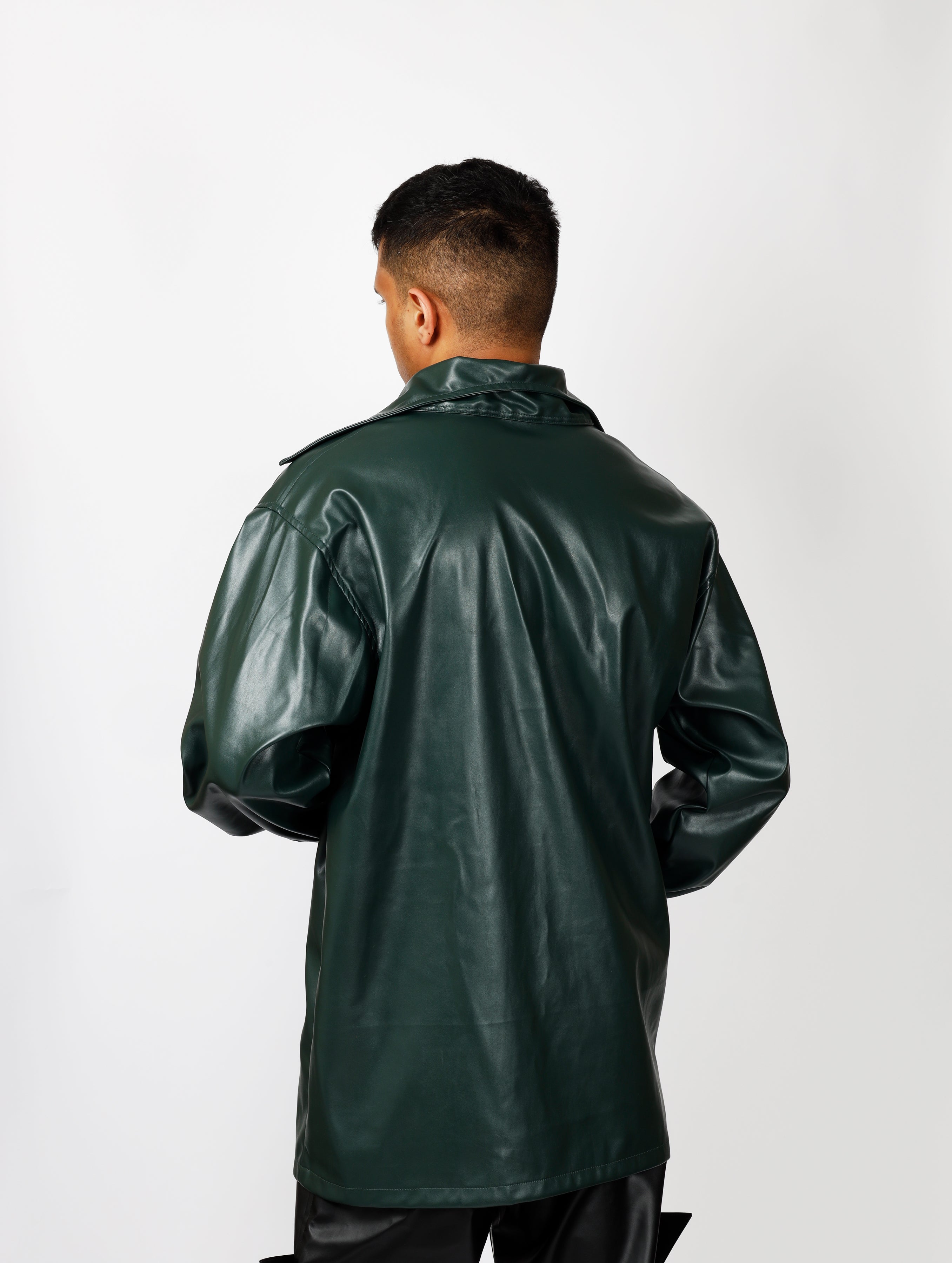 Leather Overall Jacket