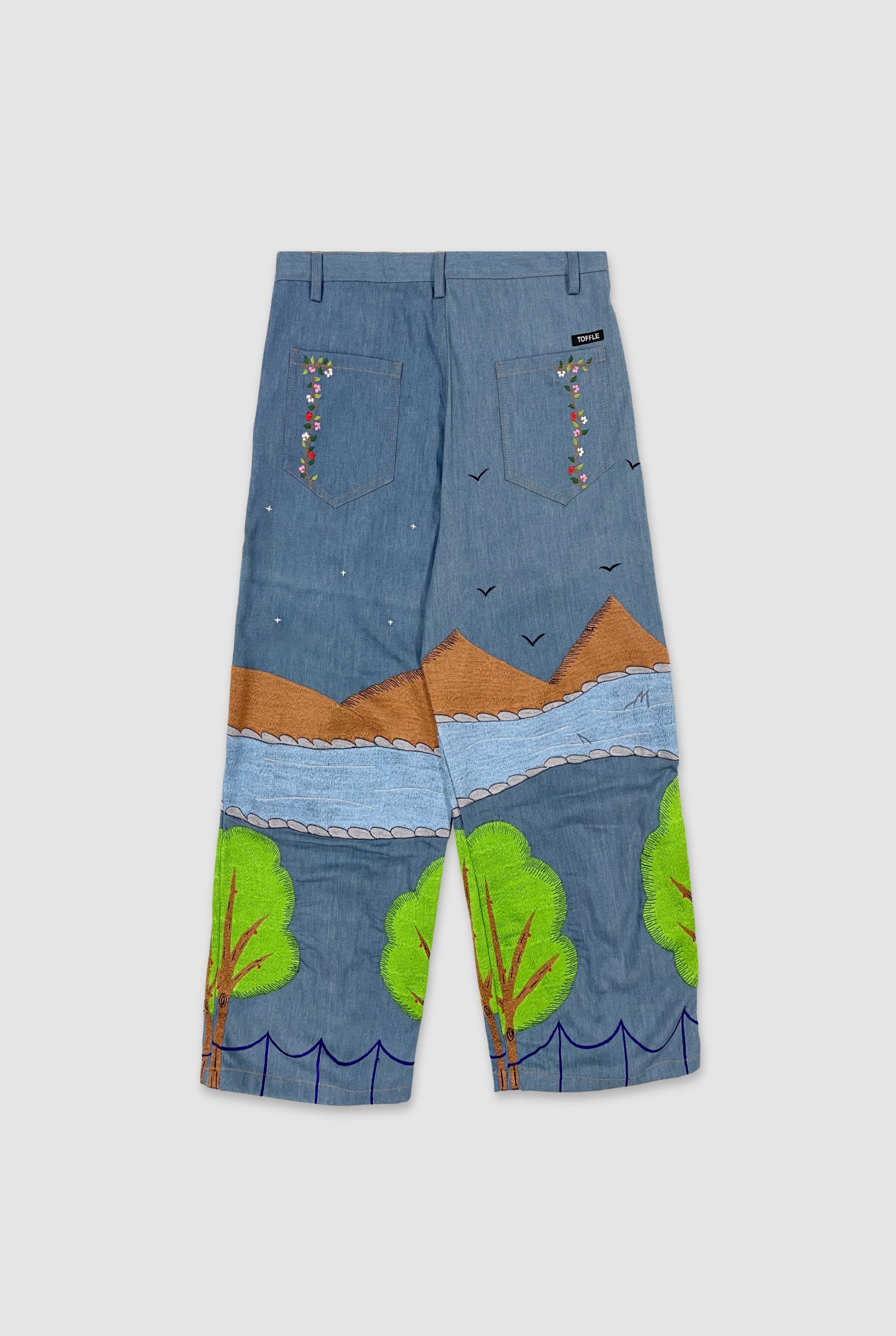 Embroidered Childlike Jeans
