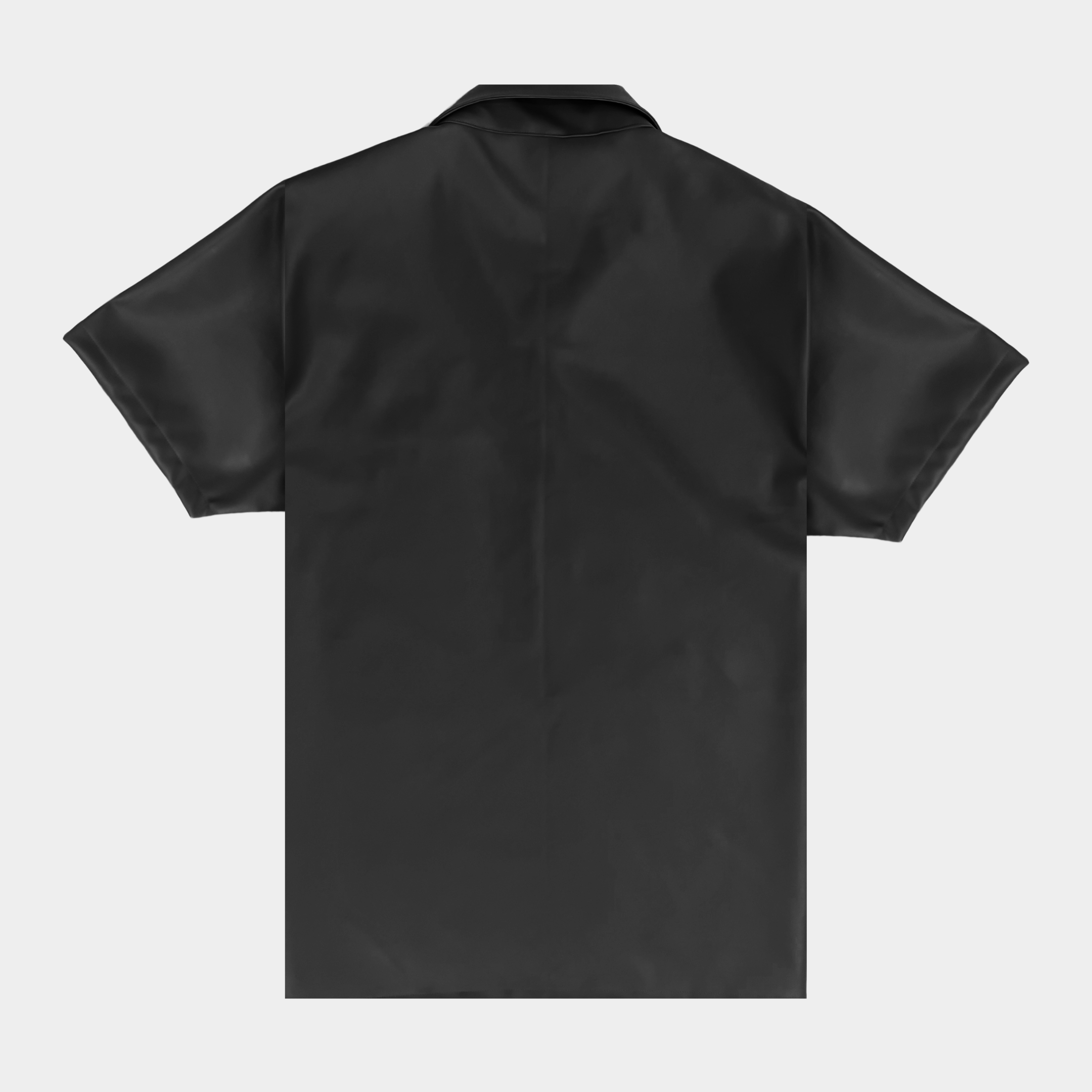 Workwear Black Leather Shirt