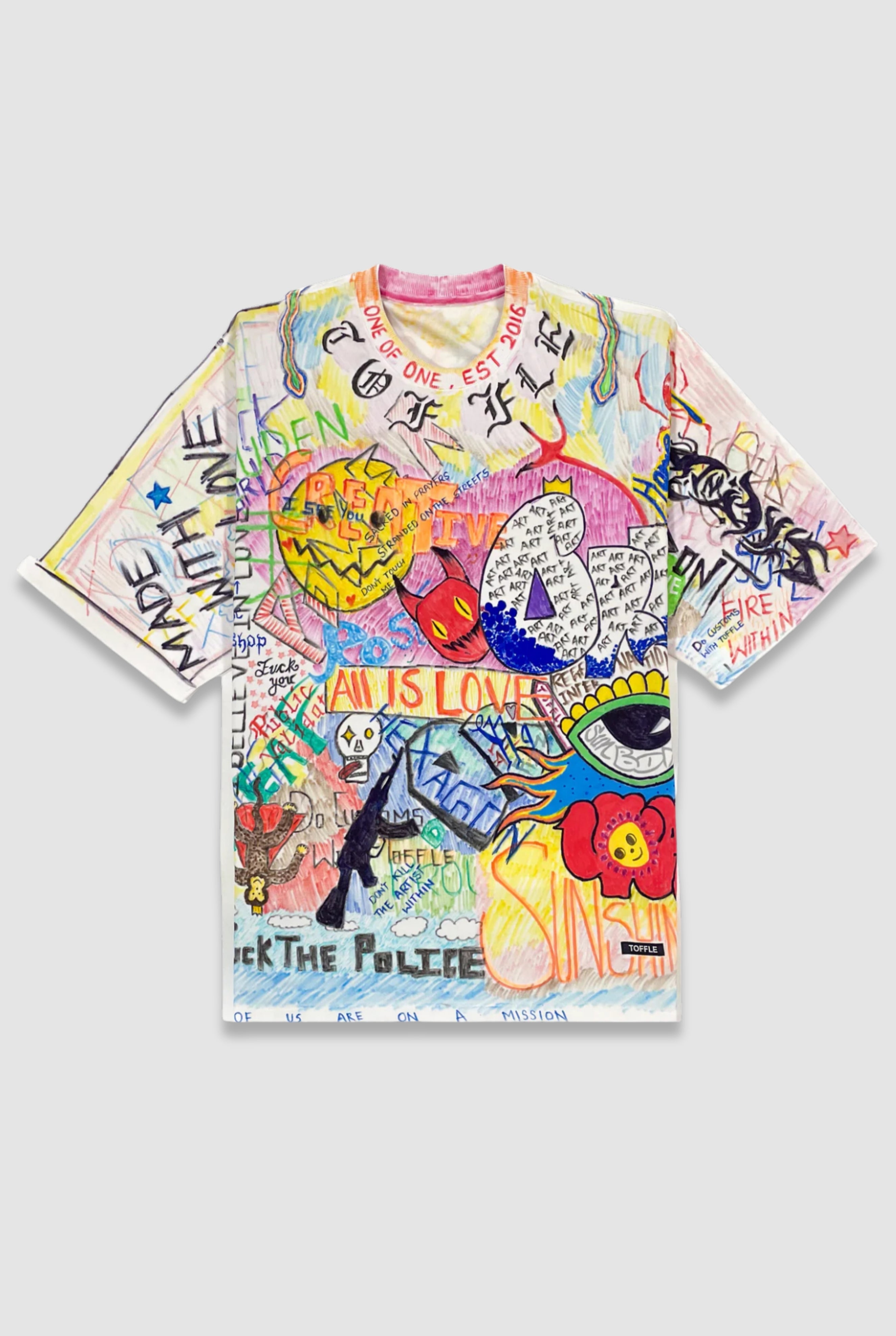 Handpainted Graffiti T-shirt