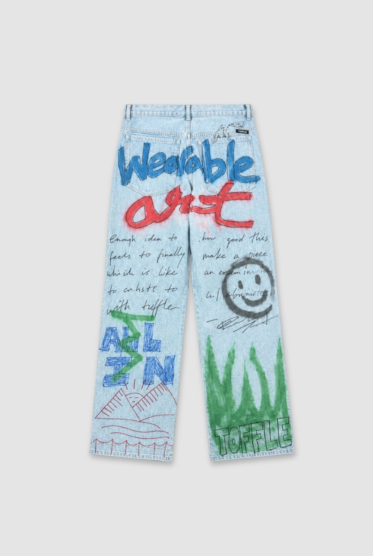 OG Graffiti Blue Jeans