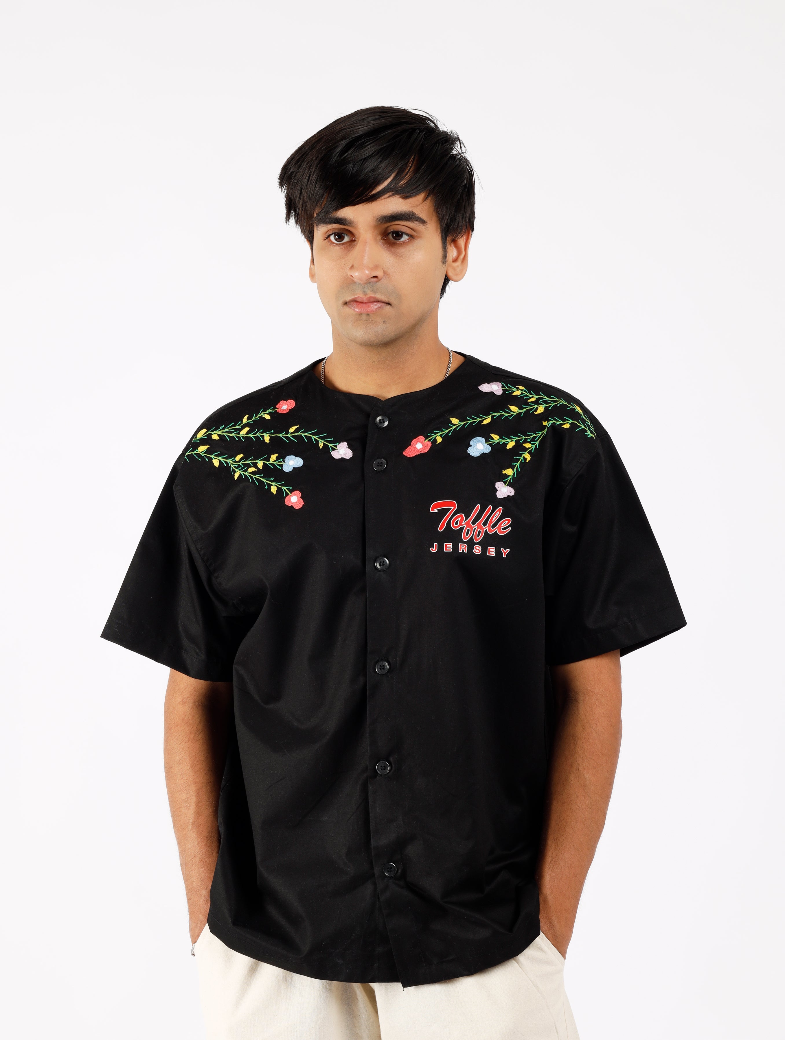 Floral Dark Jersey Shirt