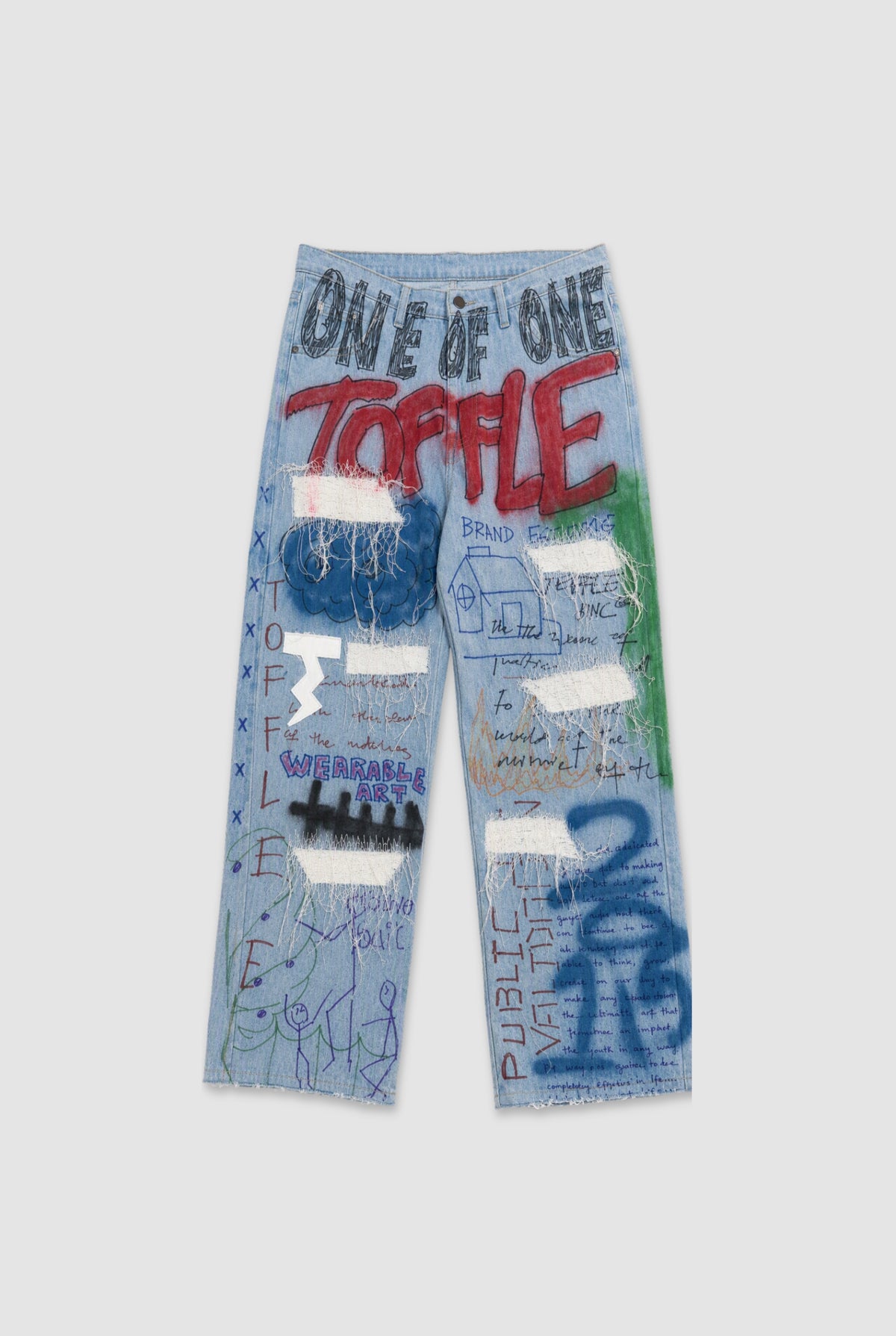 OG Graffiti Distressed Jeans