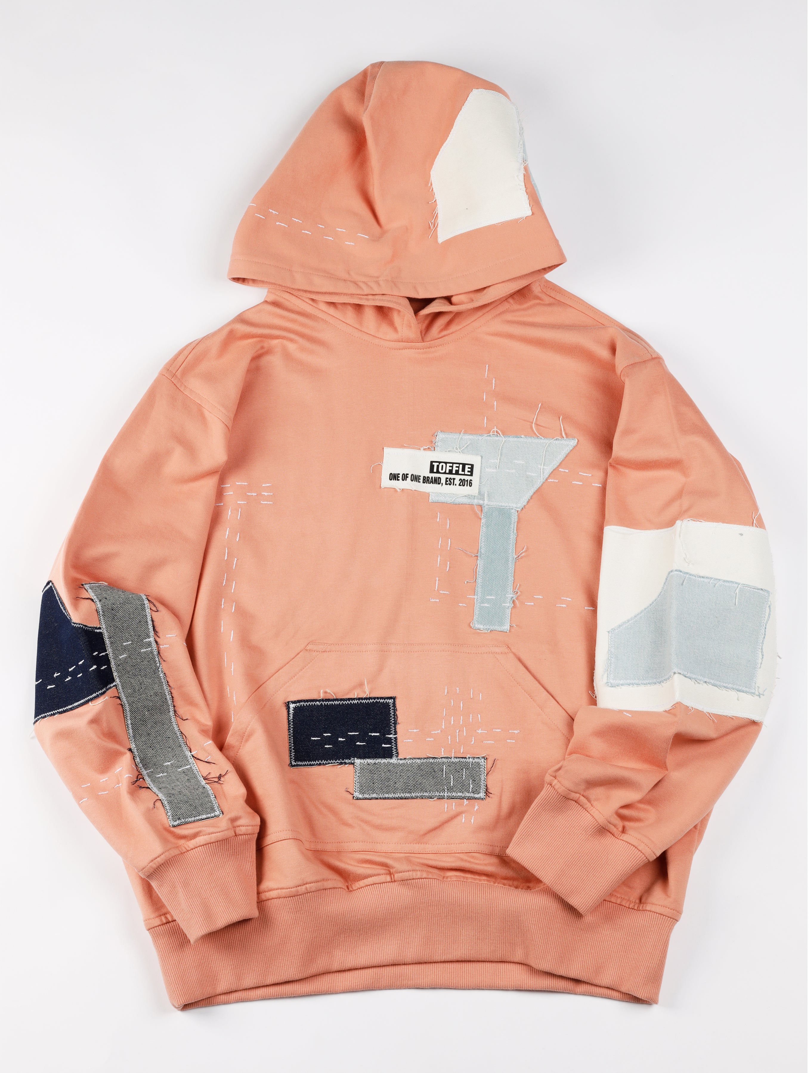 Patch Fleece Hoodie