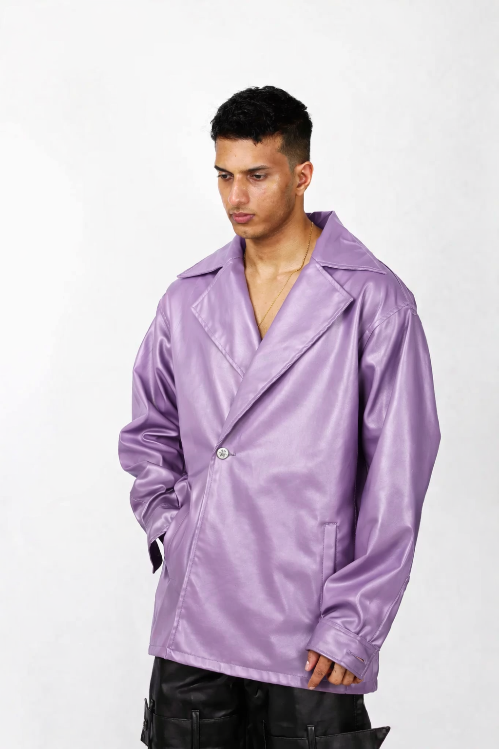 Leather Overall Jacket