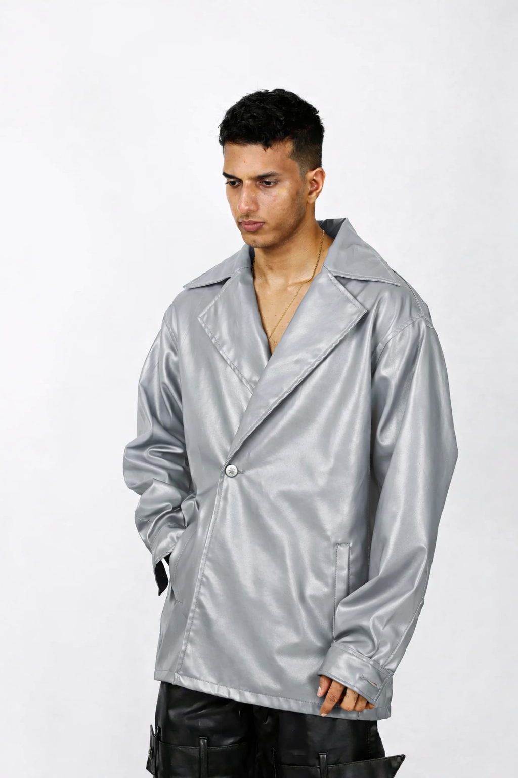 Leather Overall Jacket