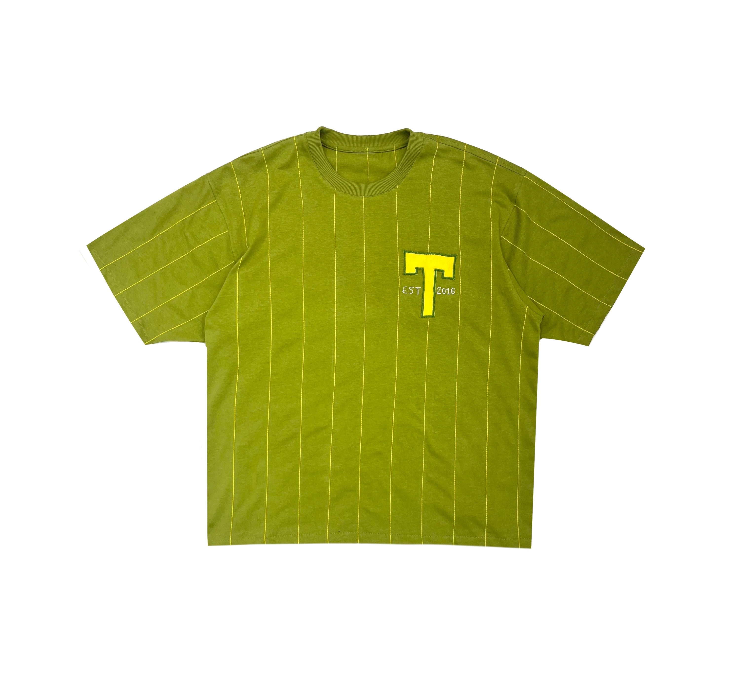 Green Stripe Jersey T-shirt