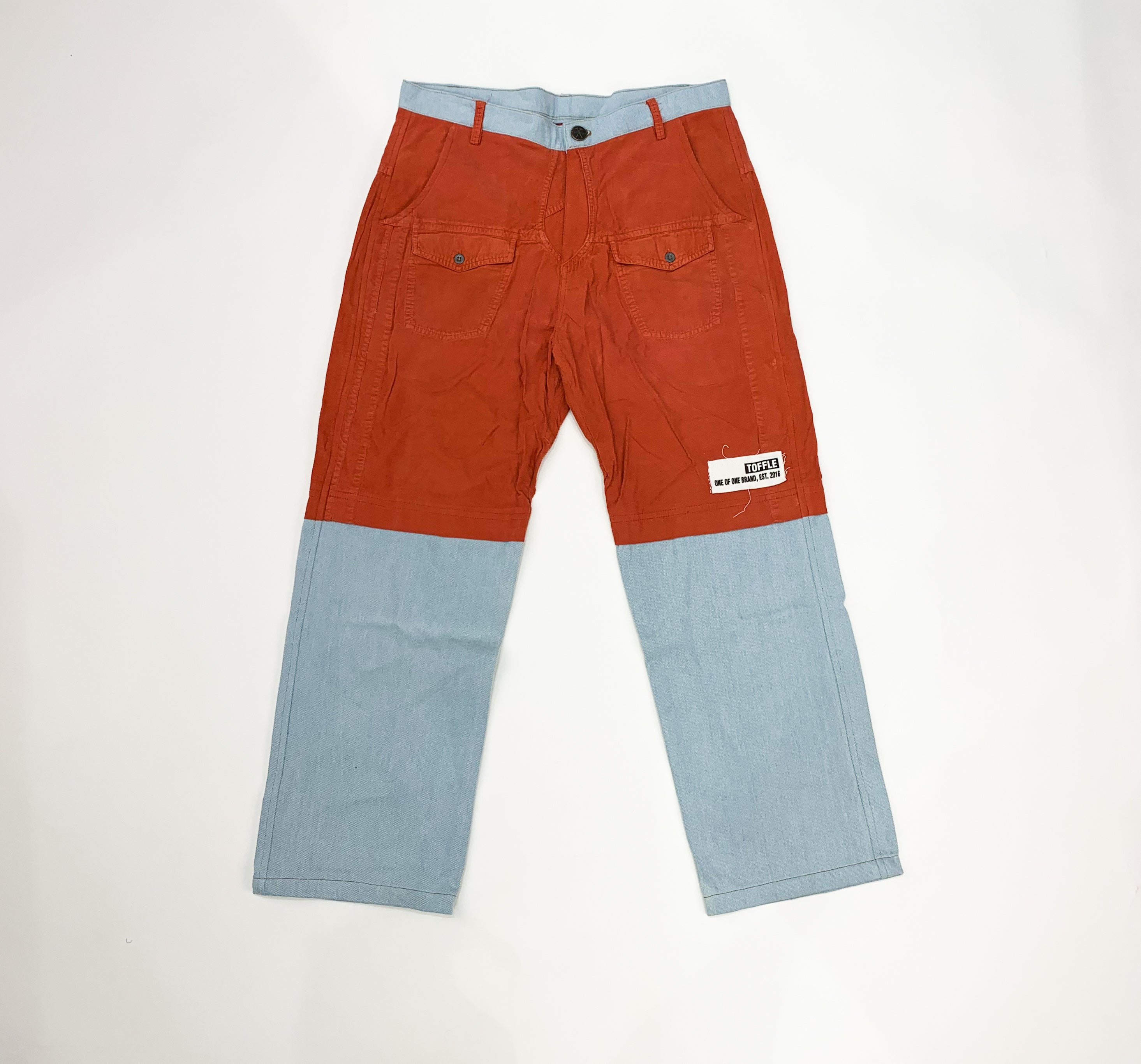 Corduroy Denim Pants