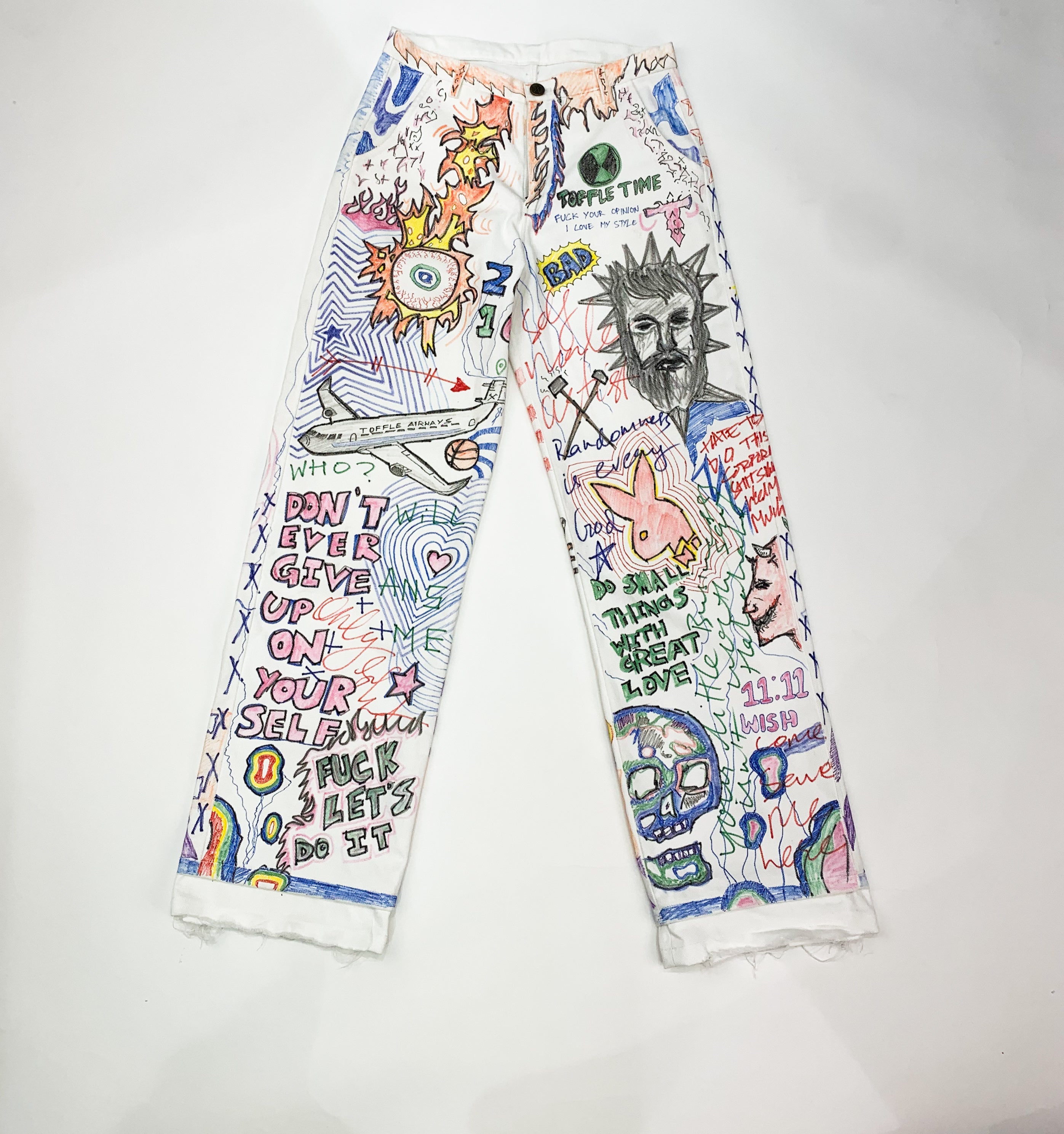 Handpainted Sample Jeans