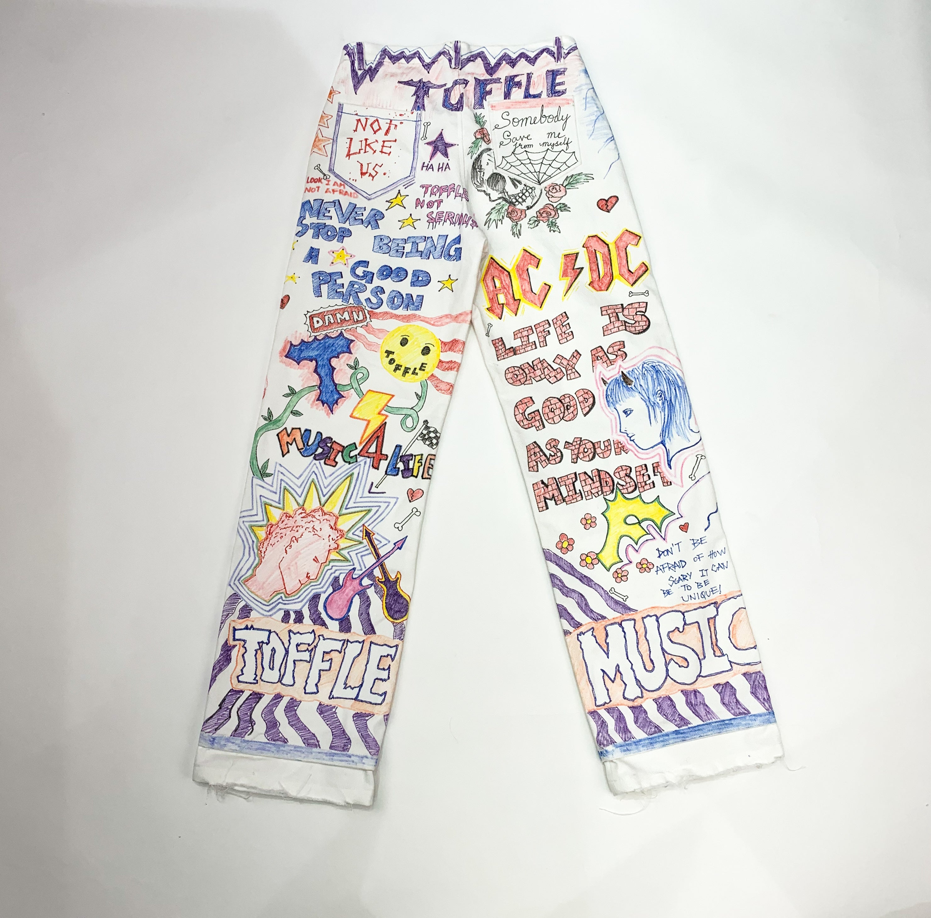 Handpainted Sample Jeans