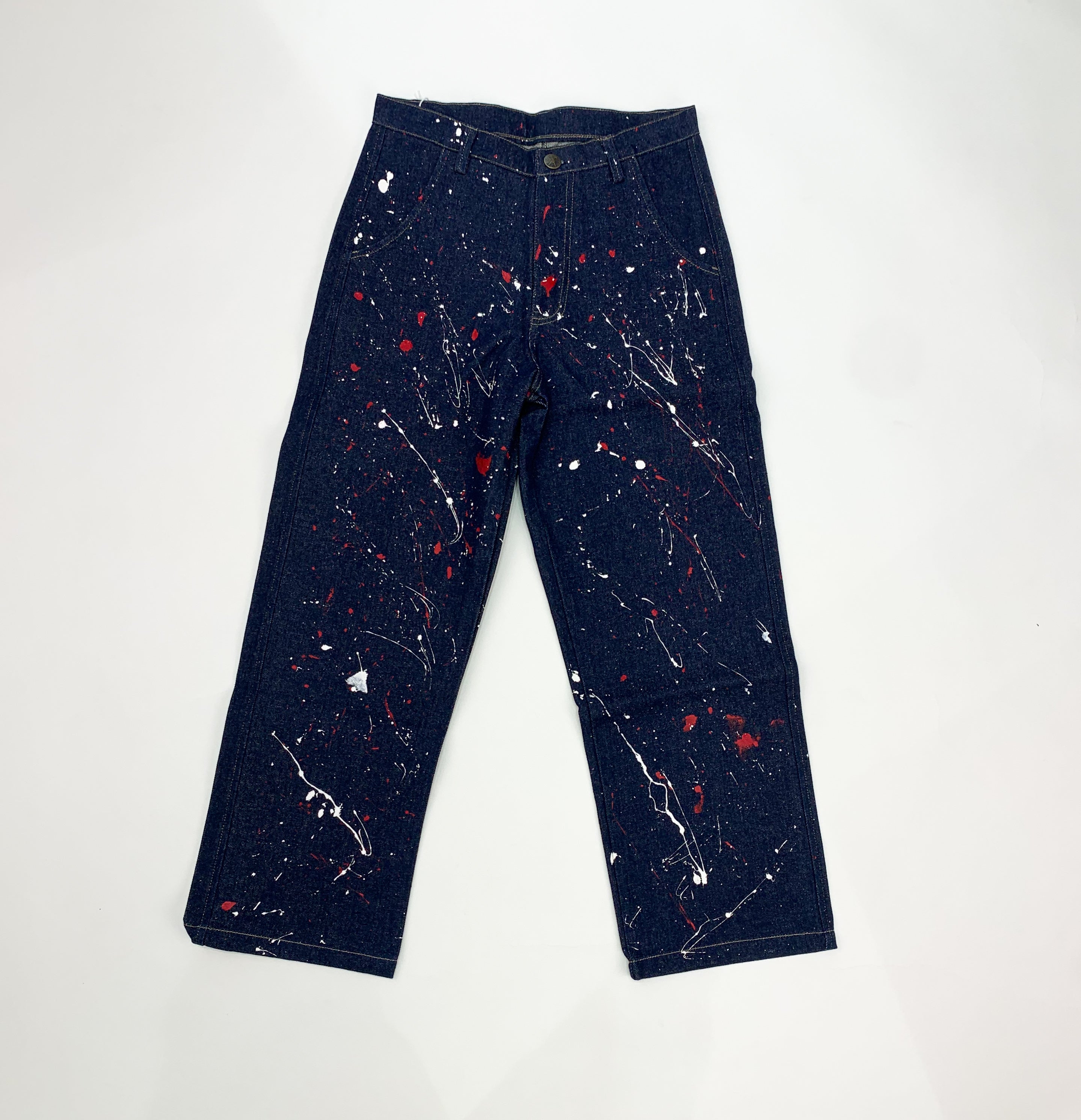 Handpainted Splatter Jeans