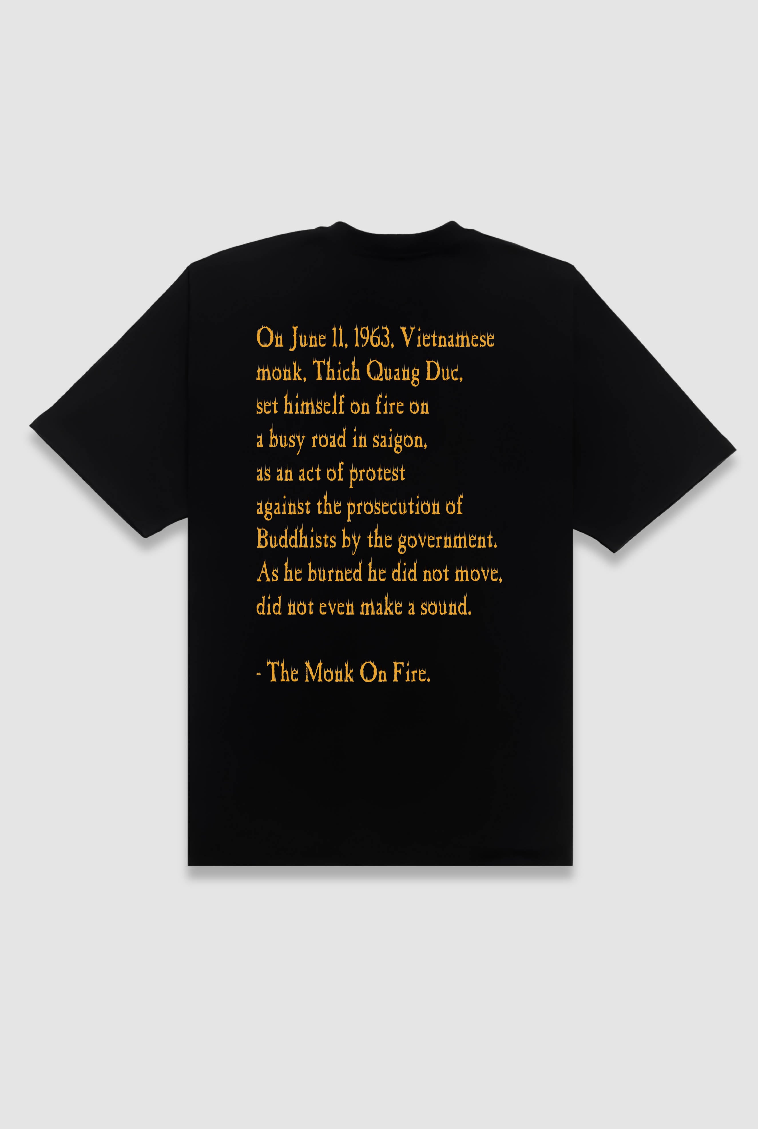 Monk On Fire T-shirt