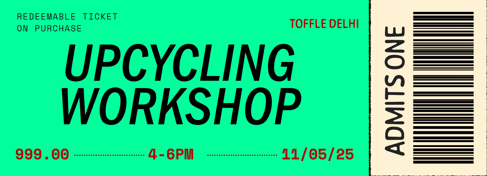 Workshop Ticket