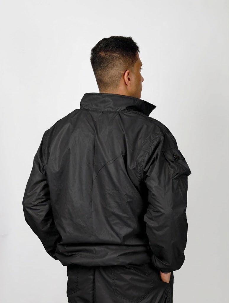 Nylon Athletic Bomber Jacket