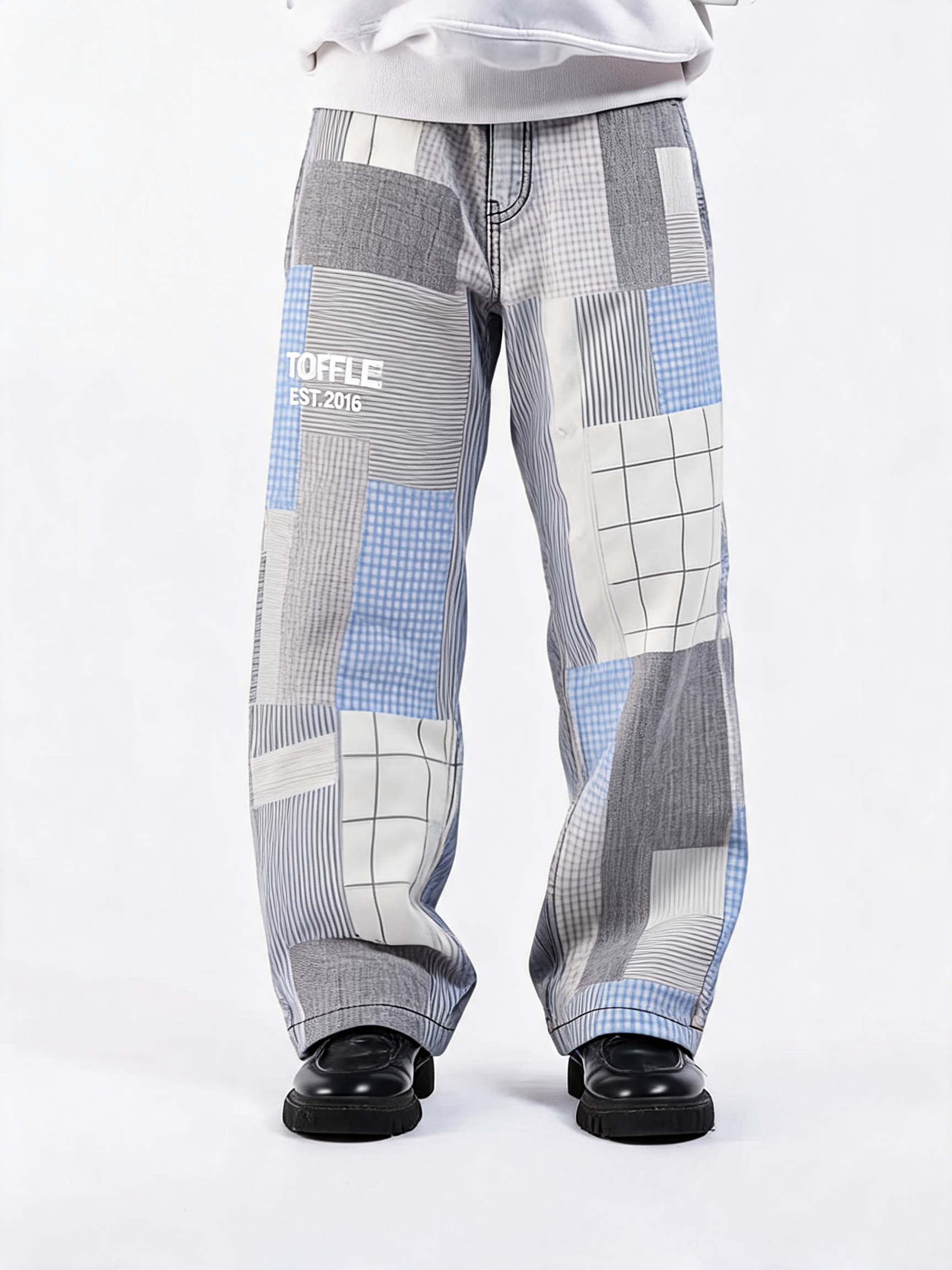Checkered Jeans