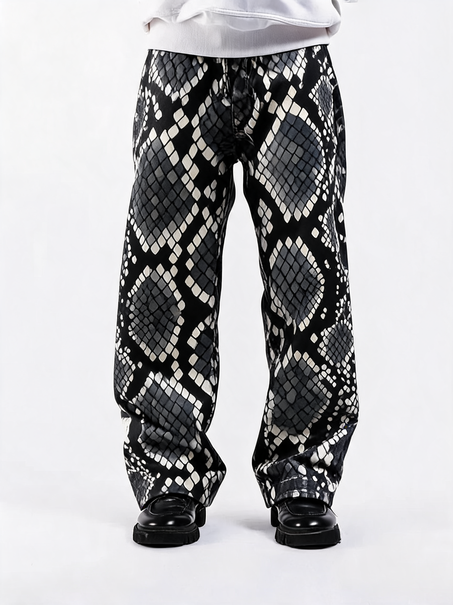 Snake Skin Jeans