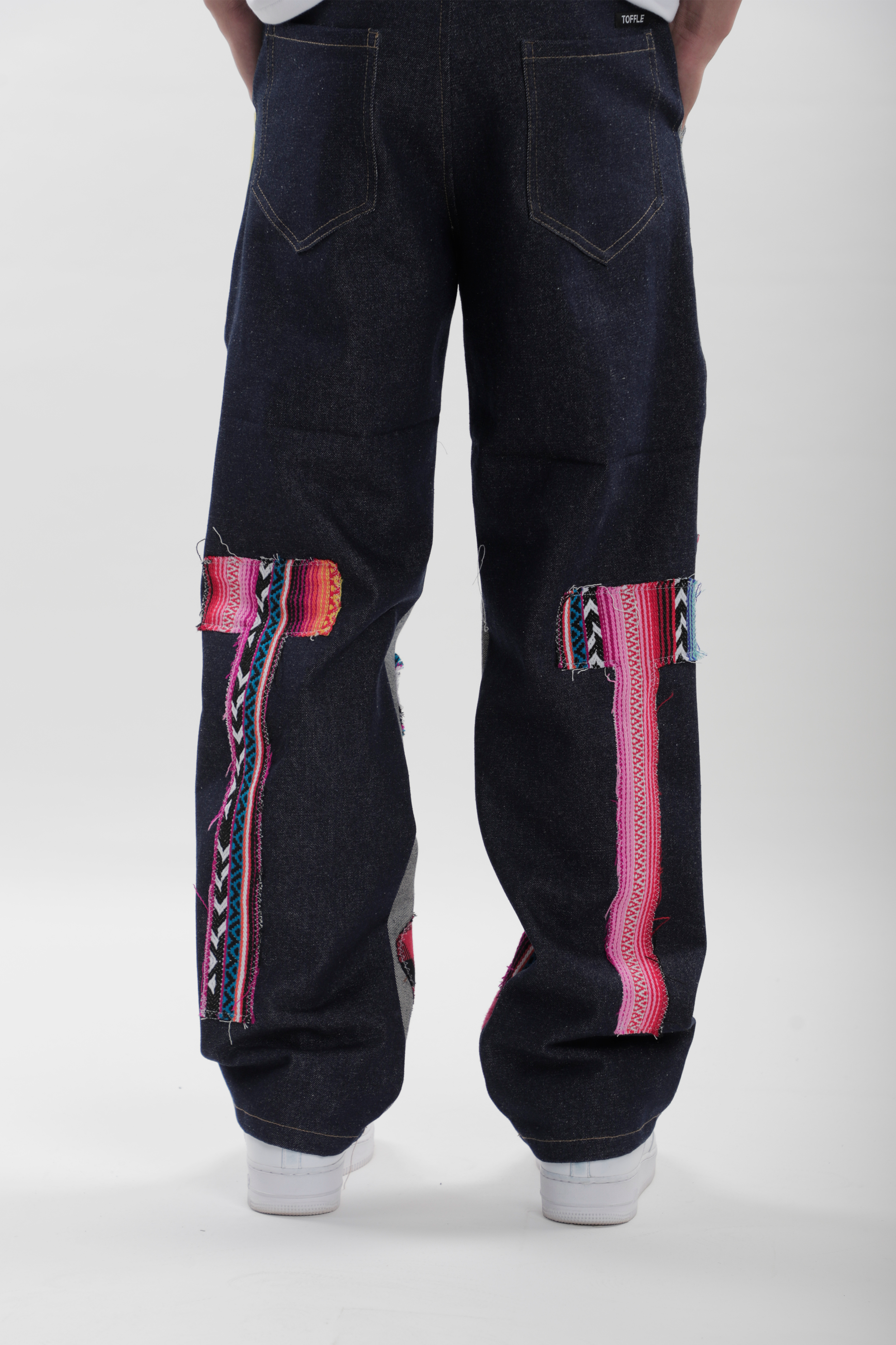 Petals Patchwork Jeans