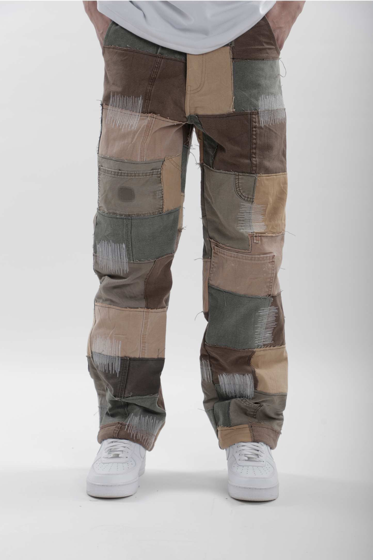 Earth Patchwork Jeans