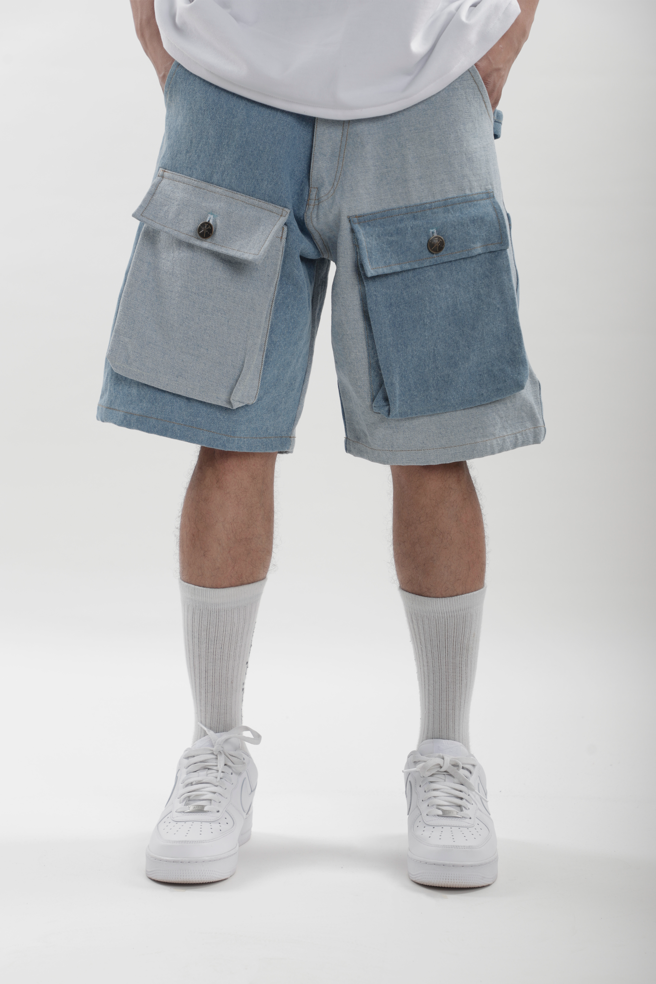 Men's denim carpenter shorts hotsell
