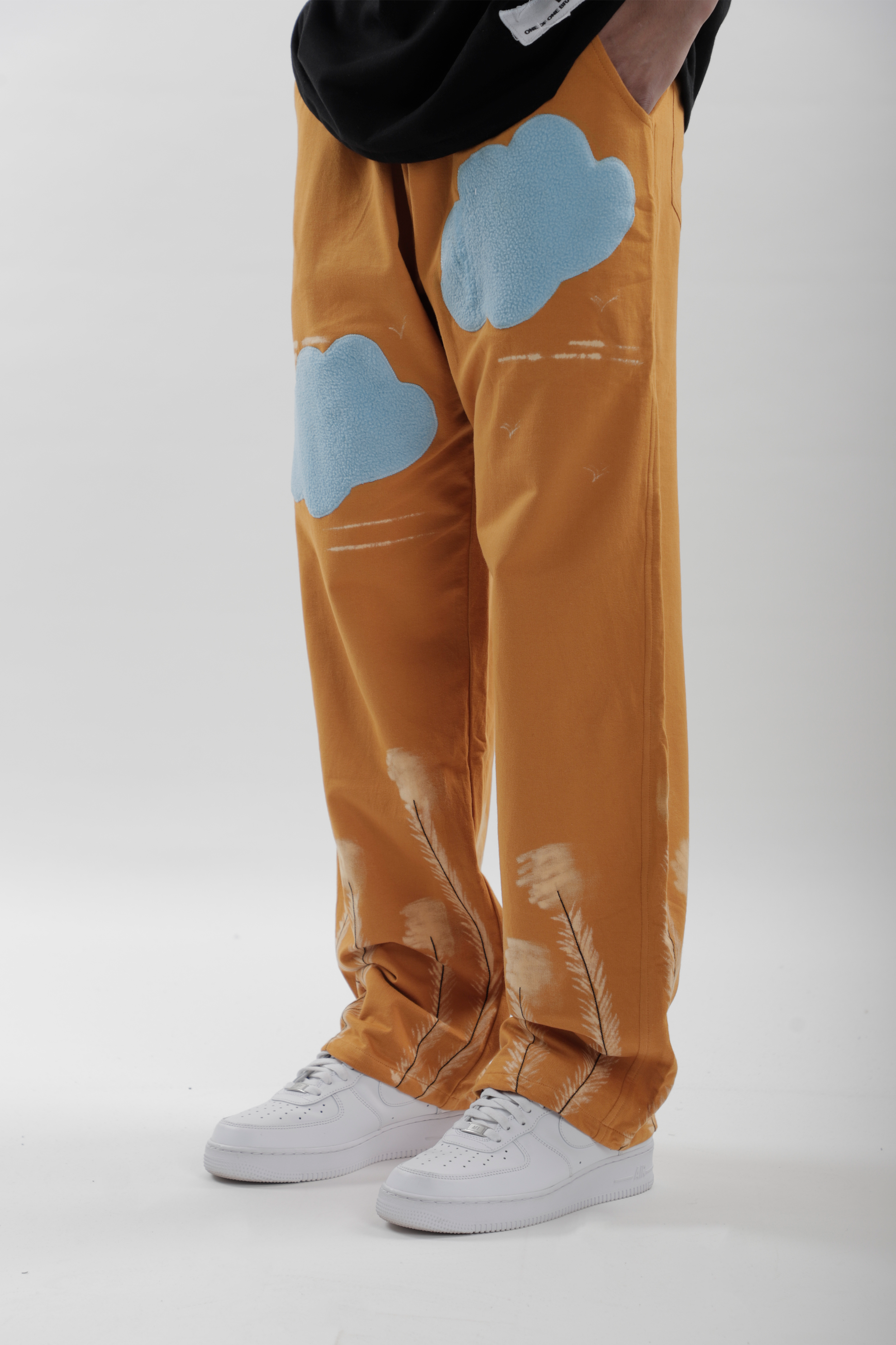 Bleached Floral Joggers