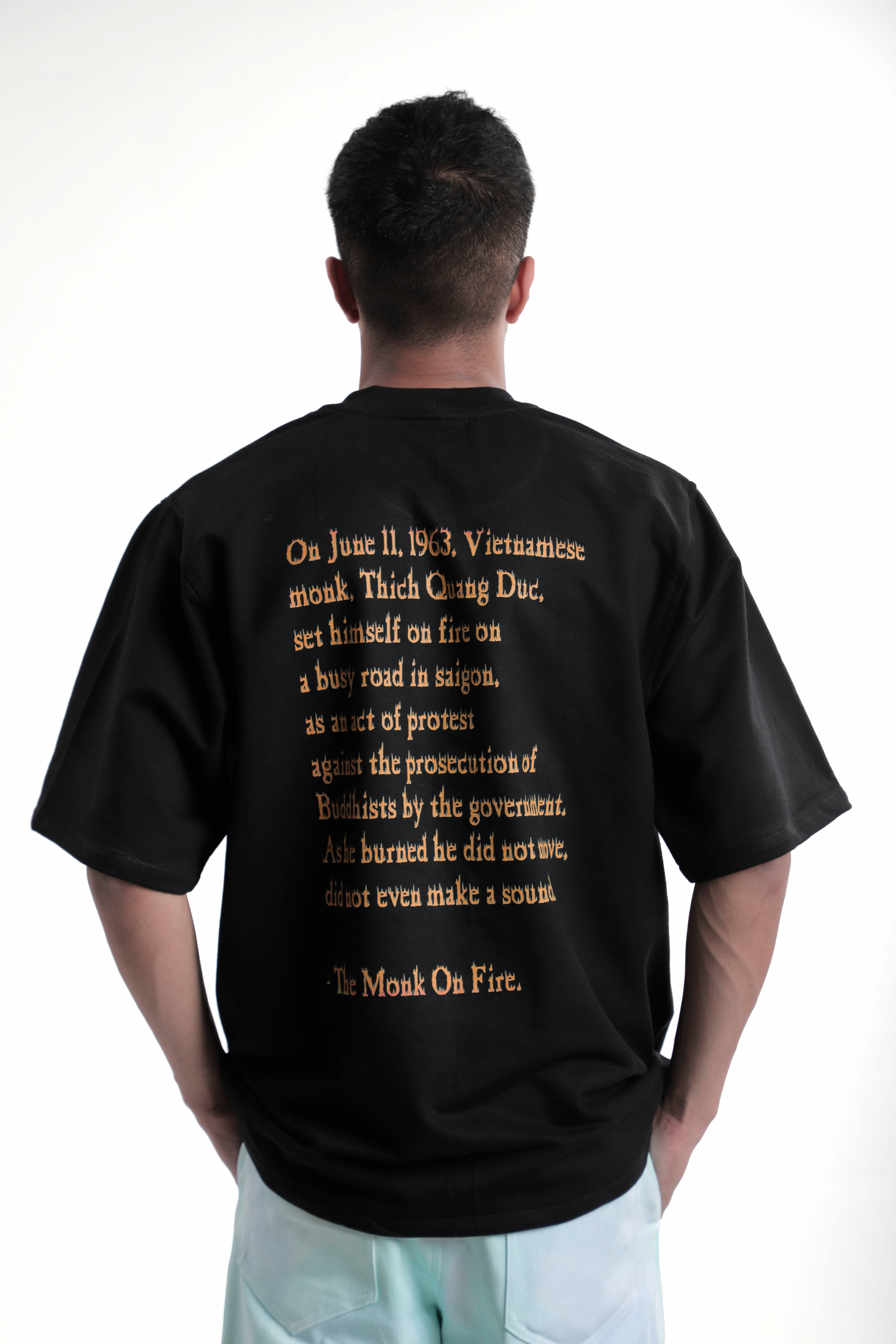 Monk On Fire T-shirt